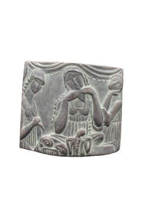 Book holder three female figures