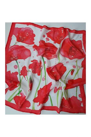 Pañuelo amapolas