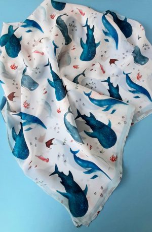 Pañuelo ballenas